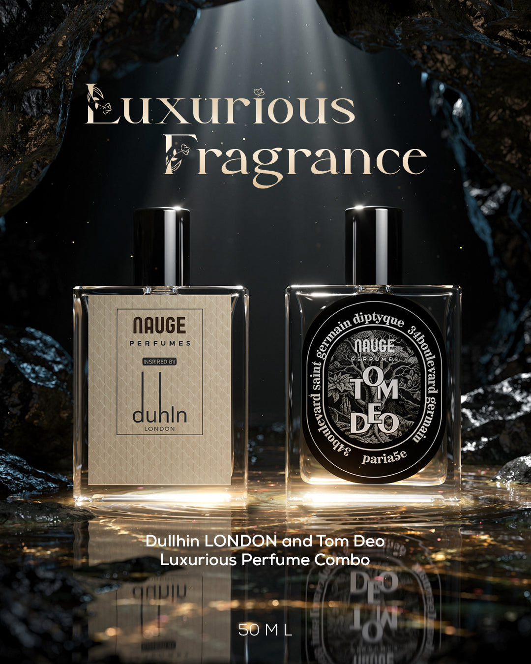 DULLHIN+TOM DEO PERFUME(50ML+50ML-COMBO)